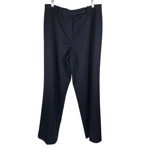 Brooks Brothers 100% Wool Fully Lined Black Business Work Women's Pants 14 - Picture 1 of 4